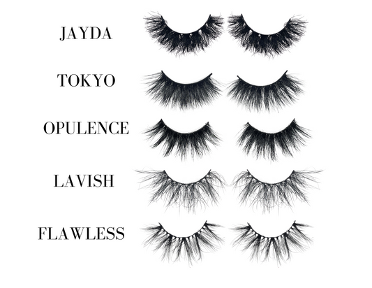 5 PAIRS OF LASHES BUNDLE - MEGA SAVER